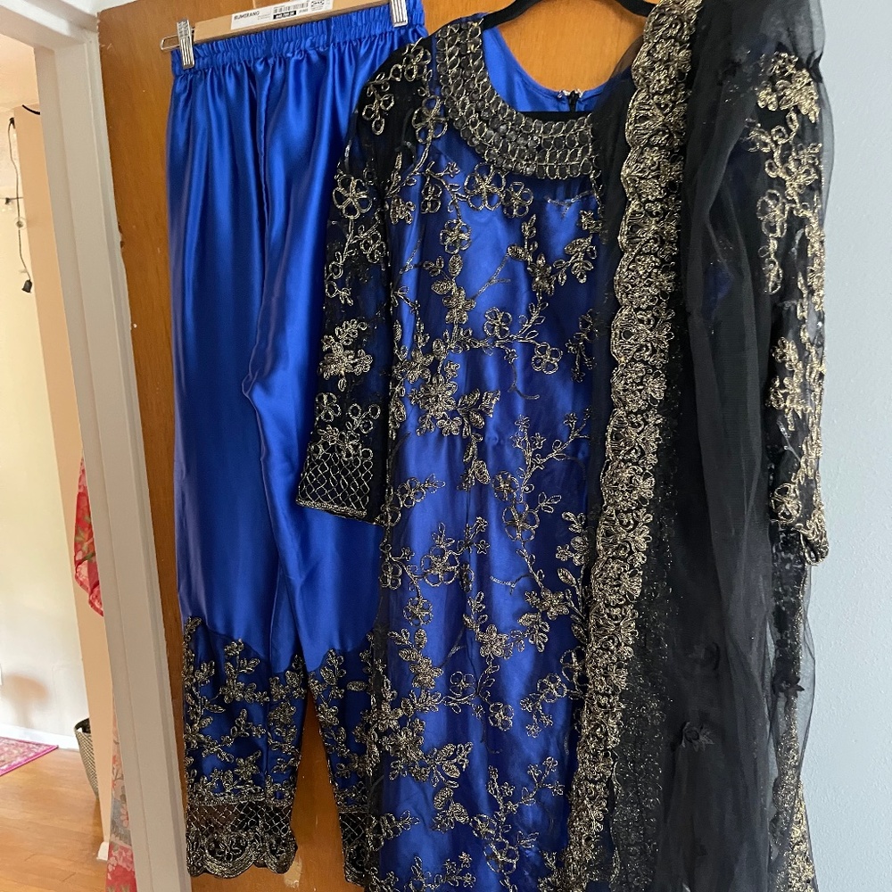 Salwar Kameez Royal Blue